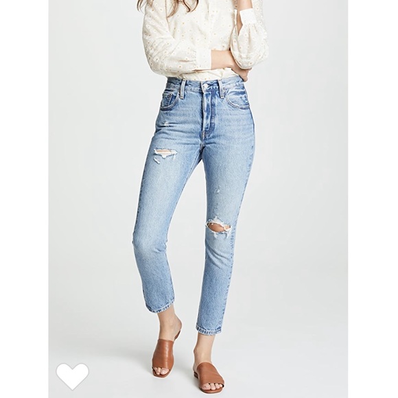 Levi's Denim - Levis 501 Skinny Blue Jeans Size 28